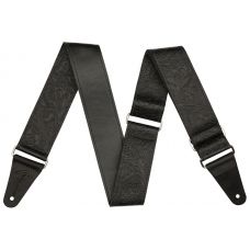 Ремінь гітарний FENDER STRAP 2" TOOLED LEATHER BLACK